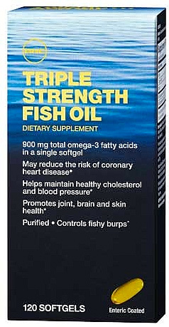GNC Triple Strength Fish Oil with 900 mg Omega-3