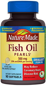 Omega-3 Pearls small fish oil pills
